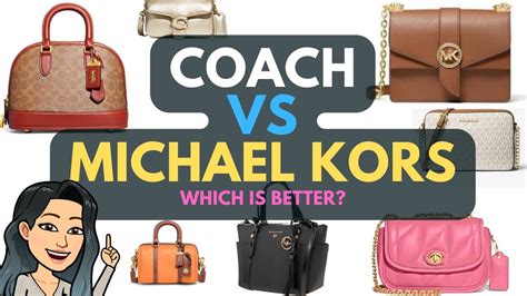 coach buy michael kors|coach versus Michael Kors.